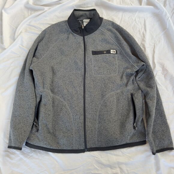 The North Face Men's Gordon Lyons Full Zip Grey Size XL - Picture 3 of 6